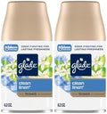 Glade Automatic Spray Refill, Air Freshener for Home and Bathroom, Clean Linen, 6.2 Oz, 2 Count
