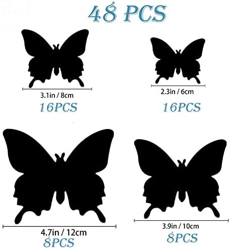 OPSEAM 3D Butterfly Wall Decor Butterfly Decorations Stickers with Magnets