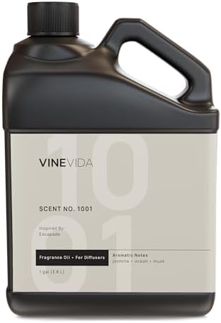 VINEVIDA [128 Fl Oz] Scent NO.1001 Inspired by Escapade Fragrance Oil for Cold Air Diffusers, Aromatic Notes of Jasmine Musk, Essential Oils for Diffuser Oil Refill & Air Freshener Room Spray