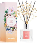 Airkeep Reed Diffuser Set,3.38 fl oz (100 ml) - Spiced Fruit Woods Oil Diffusers with 8 Reed Sticks, Home Fragrance Reed Diffuser for Bathroom Shelf Decor