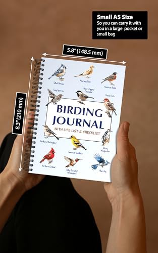 Birding Journal with Life List & Checklist A5