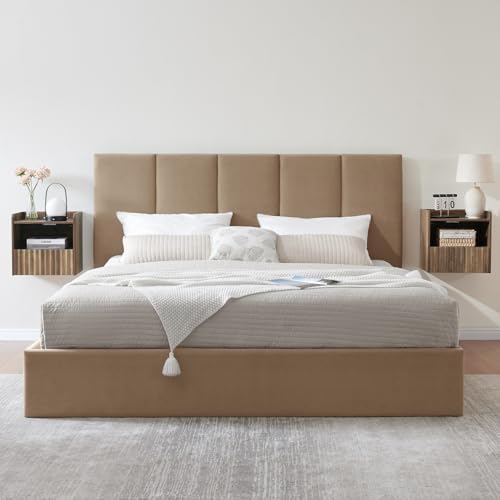 BuildHom 16" Wide Floating Nightstand for Bedroom