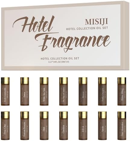 Hotel Diffuser Oil Set,Hotel Scent Essential Oils for Diffuser for Home,Luxury Fragrance Oil for Aromatherapy,14 x 5 ML