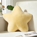 Star Pillow 15.4" Cute Yellow Decorative Throw Pillows for Couch Bed Sofa
