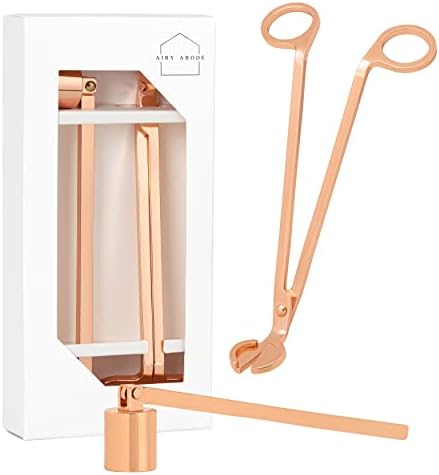 Airy Abode Candle Wick Trimmer and Candle Snuffer Accessory Set – Pick Your Color