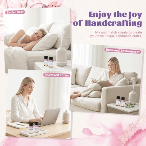 EUQEE Top 36 Scents Fragrance Oil Set for Diffuser for Home