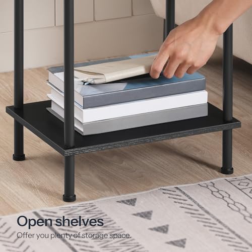 HOOBRO End Table, Small Side Table, Nightstand for Small Spaces