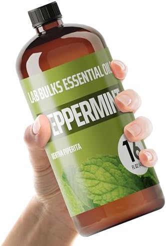 Lab Bulks Essential Oil Peppermint 16 oz Essential Oil