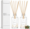 Balsam & Cedar Reed Diffuser for Home, 2 Pack 4 Fl Oz
