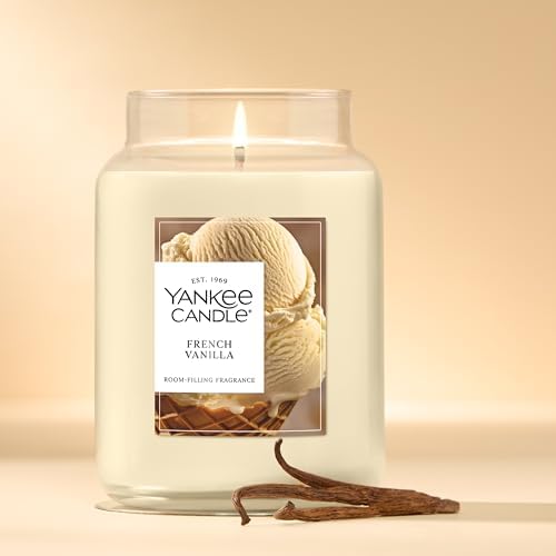 Yankee Candle French Vanilla Scented Candle, 22oz Large Jar