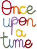 Once Upon A Time Sign Nursery Wall Decor Reading Knitted Wire Word Sign