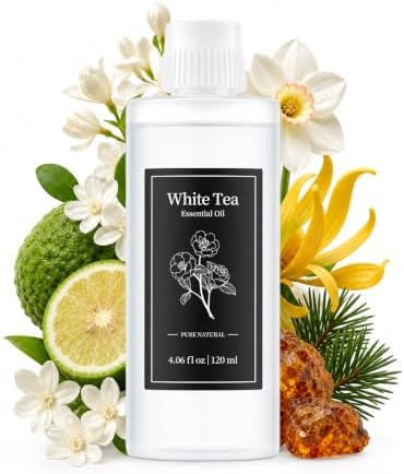 4.06 fl oz (120ml) Essential Oil for Diffusers M60 (White Tea)