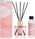 Airkeep Reed Diffuser Set with Refill & 8 Reed Sticks, 6.96 fl oz Pink Sands Home Fragrance, Long Lasting Aromatherapy Diffuser for Bedroom, Bathroom & Living Room