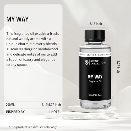 Luxury Hotel Scent My Way Diffuser Oil 200ml Waterless Fragrance Oil Refill