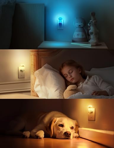 L LOHAS LED Plug in Night Light for Kids, 3D Cute Puppy Night Light