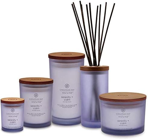 Chesapeake Bay Candle Mind & Body Collection Scented Candle, 8.8oz (Pack of 4)