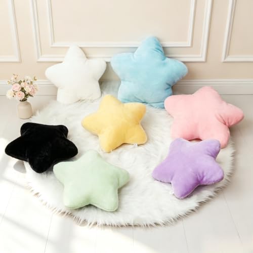 Blue Star Pillow 19" Large Cute Decorative Throw Pillows Floor Cushions