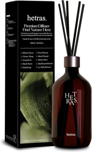 HETRAS Premium Reed Diffuser Grapefruit 1Pack