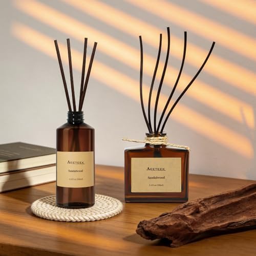Sandalwood Reed Diffuser, Woody Essential Oil Refill