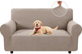 XINEAGE Stretch 2 Seater Slipcover, Non-Slip Pet Couch Cover,Khaki
