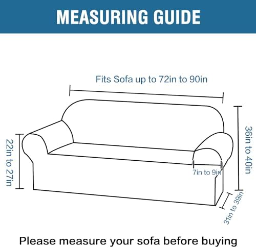 H.VERSAILTEX Stretch Velvet Sofa Covers for 3 Cushion Couch Covers Sofa Slipcovers Furniture Protector Soft with Non Slip Elastic Bottom, Crafted from Thick Comfy Rich Velour (Sofa 72"-90", Camel)
