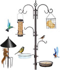 YINGYM 87 Inch Bird Feeding Station Kit with Squirrel Baffle for Outside