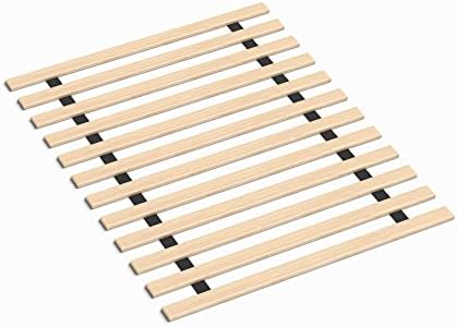 0.68-Inch Horizontal Wooden Bunkie Board/Bed Slats, Enhance Mattress Support, Twin(39"), Beige
