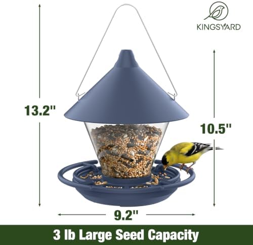 Kingsyard Wild Bird Feeder for Outdoors Hanging