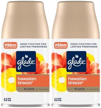 Glade Automatic Spray Air Freshener Refill, Hawaiian Breeze, 2 Count