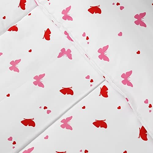 Utopia Bedding 3 Pc Kids Twin Comforter Set, Butterfly