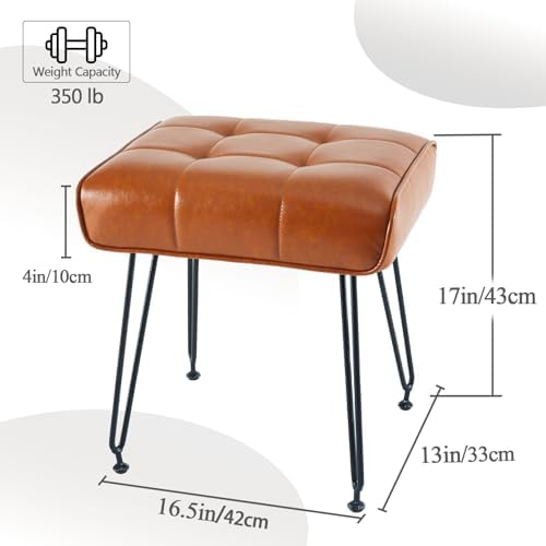 EBENCHICO PU Leather Vanity Stools, Vanity Stool Chairs for Makeup