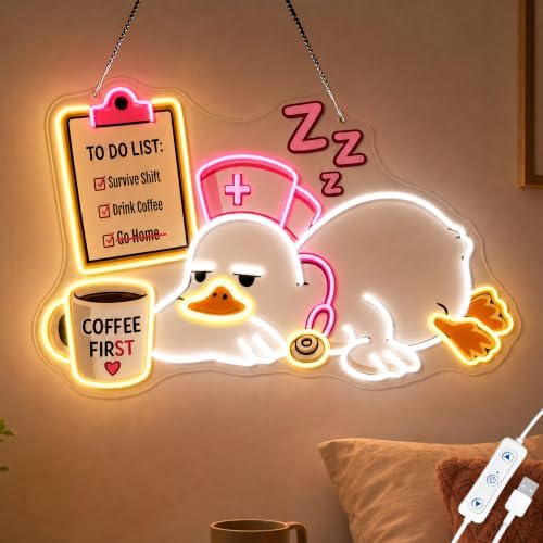 Nurse Office Decor Neon Sign, Nurse Gifts for Women and Men