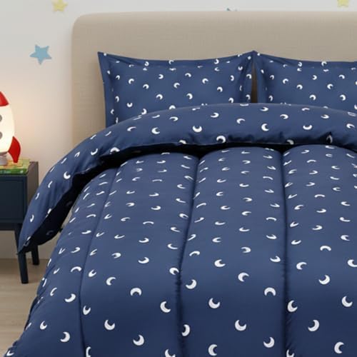 Utopia Bedding 3 Pc Kids Twin Comforter Set, Moon