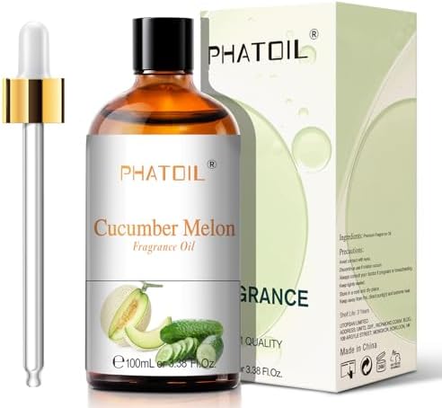 PHATOIL Cucumber Melon Fragrance Oil for Diffuser Aromatherapy 3.38FL.OZ