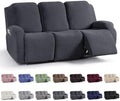KinCam Recliner Sofa Covers, Stretch Reclining Cover, Deep Gray