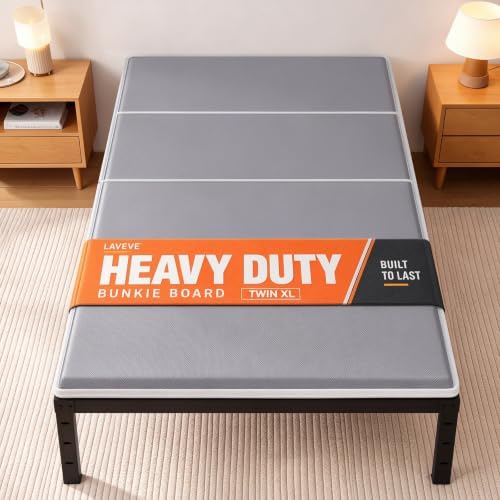 LAVEVE Heavy Duty Bunkie Board Twin XL 38'' x 79'', Anti-Slip Bed Slat