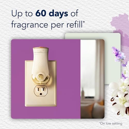 Glade PlugIns Air Freshener Refills, Lavender & Vanilla, 3.35 Fl Oz (5 Count) (Pack of 5)