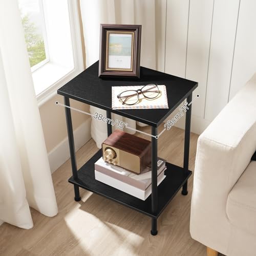 HOOBRO End Table, Small Side Table, Nightstand for Small Spaces