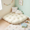 ShowyLive Large Corner Floor Cushion, 39.37" Radius Corner Kids Rug