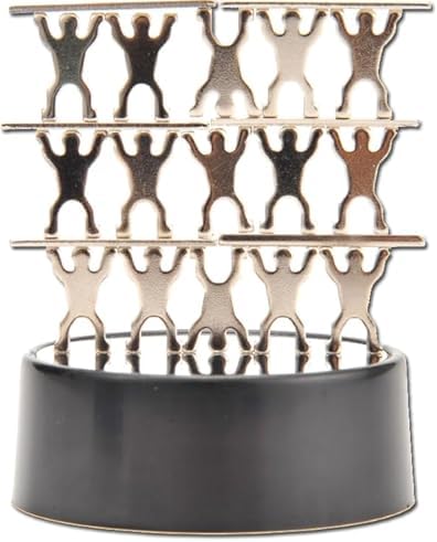 PowerTRC Magnetic Desktop Sculpture (Acrobats) | Mini Magnetic Art Decoration for Desktop | Fun Stress Relief Office Gift