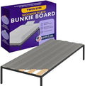 Greaton, 0.75-Inch Vertical Wooden Bunkie Board/Bed Slats, Twin, Grey