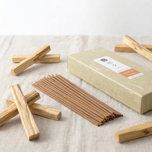 Asayu Japan Palo Santo Incense Sticks, Traditional Japanese Incense, 40g