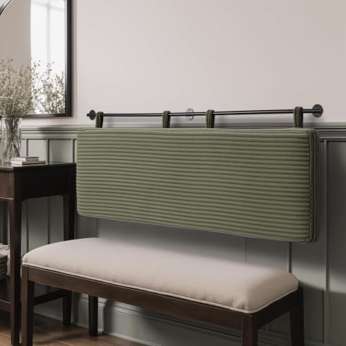 UEV King Headboard Only, Wall Mounted Hanging Upholstered Bed Head Board