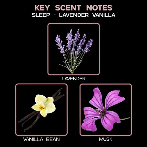 Sleep Lavender Vanilla Reed Diffuser Set with Sticks
