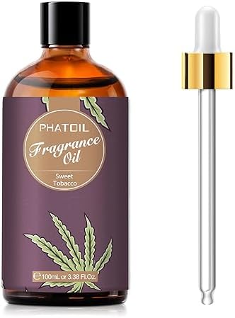 PHATOIL Sweet Tobacco Fragrance Oil for Diffuser Aromatherapy 3.38FL.OZ