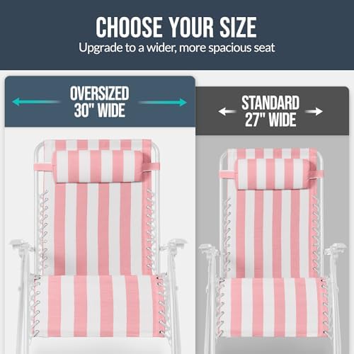 Best Choice Products Set of 2 Extra Wide Zero Gravity Chair Recliner
