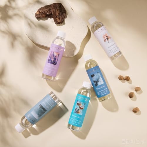 COCORRÍNA Refill - Coconut Beach Scented Oil for Reed Diffuser Home Fragrance for Bedroom, Bathroom