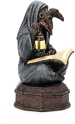 Veronese Design 5 1/8" Mortician Apothecarius Steampunk Plague Doctor Resin Sculpture Handpainted Figurine