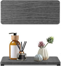 2PCS Water Absorbing Stone Tray, Fast Drying Stone Sink Tray, Water Absorbent Diatomite Trays, Stones Soap Trays, Diatomite Coasters for Kitchen Sink Bathroom Counter, Hand Soap Dish & Holders