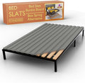Wooden Twin Bed Slats for Support Under Mattress with Cover – Replacement Wood Slats for Twin Size Bed Frame – Under Mattress Support Without Extra Height – 2.38-Inch Standard Width